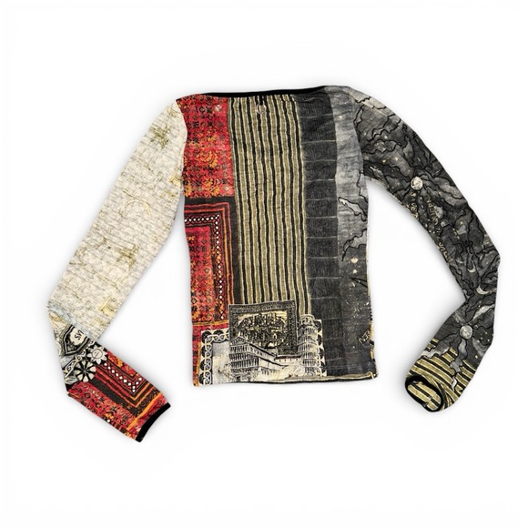 Vintage Save The Queen Mesh Long Sleeve Top - Picture 4 of 7